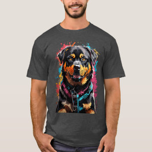 Rottweiler spatkleur t-shirt