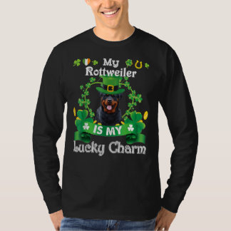 Rottweiler St Patrick S Day Iers Hondenliefhebber T-shirt