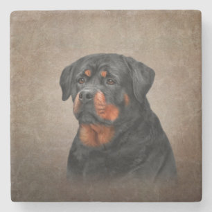 Rottweiler Stenen Onderzetter