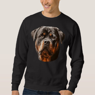 Rottweiler Stunning Dog Head Trui