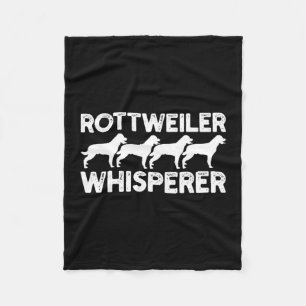 Rottweiler T-Shirt Fleece Deken