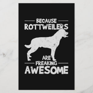Rottweiler T-shirt kopie Briefpapier