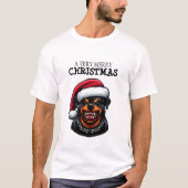 ROTTWEILER T-SHIRT POUR NOËL (Devant)