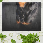 Rottweiler Theedoek (Gevouwen)