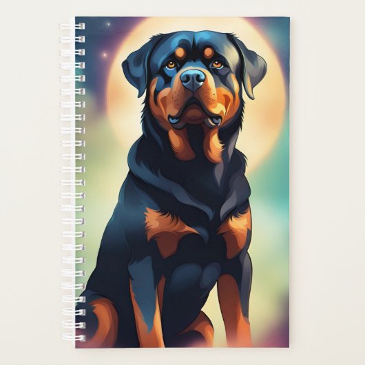 Rottweiler themaplanner planner (Voorkant)