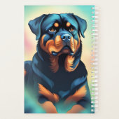 Rottweiler themaplanner planner (Achterkant)