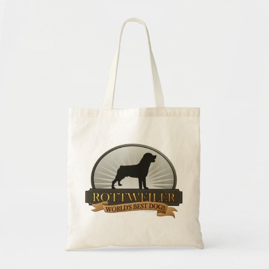 Rottweiler Tote Bag (Voorkant)