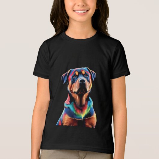 Rottweiler Tri-Blend Shirt (Voorkant)