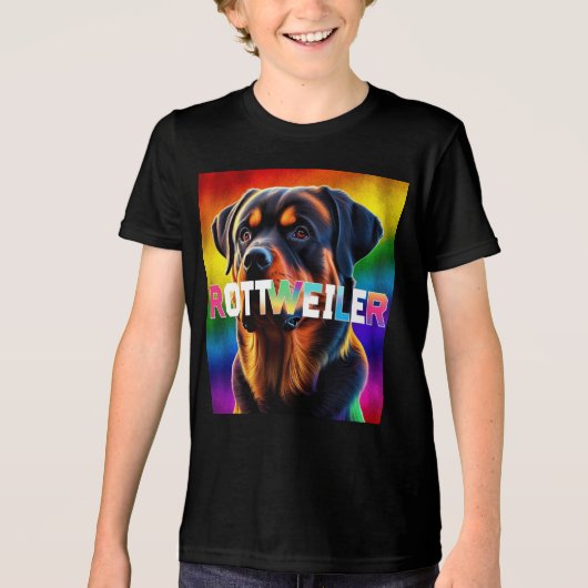 Rottweiler Tri-Blend Shirt (Voorkant)
