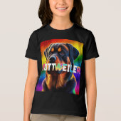 Rottweiler Tri-Blend Shirt (Voorkant)