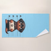 Rottweiler vilain (Serviette de bain)