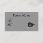 Rottweiler-Visitekaartje Visitekaartje (Achterkant)