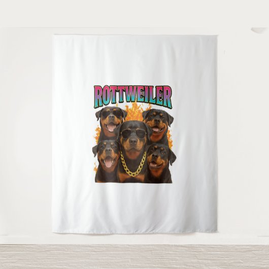 Rottweiler Wandkleed (Voorkant)