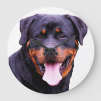 "Rottweiler"-wandklokken