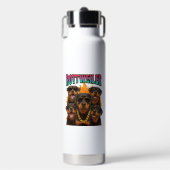 Rottweiler  waterfles (Voorkant)