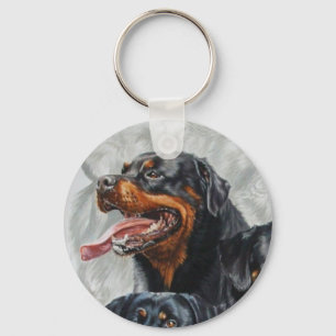 Rottweiler wGhost Sleutelhanger