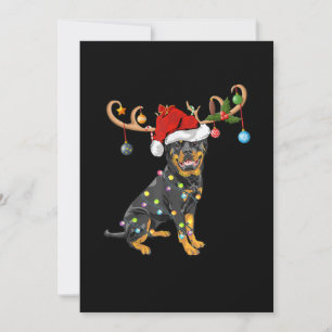 Rottweiler Xmas Gift Santas Reindetweiler Aankondiging