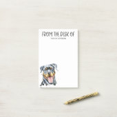 Rottweilerliefhebber Post-it® Notes (Op bureau)