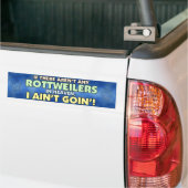 Rottweilers in Heaven Bumpersticker (Op Truck)