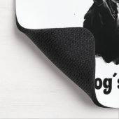 Rottweilers Zwart-wit Silhoutte Muismat (Hoek)