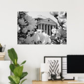 Rotunda en Flowers Poster (Thuiskantoor)
