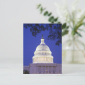 Rotunda of U.S. Capitol at night, Washington Briefkaart (Staand voorkant)