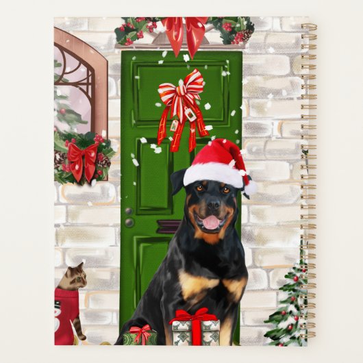 Rotweiler Chien Noël (Dos)