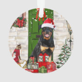 Rotweiler Chien Noël (dos)