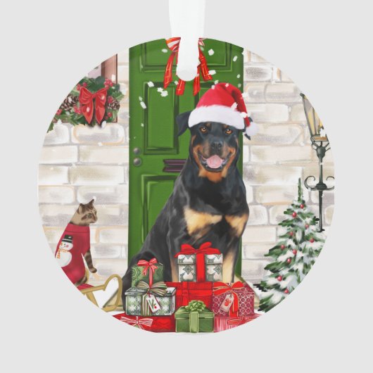 Rotweiler Chien Noël (dos)