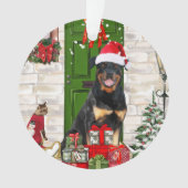 Rotweiler Chien Noël (devant)