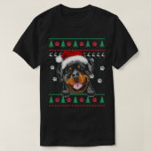 Rotweiler Noël moche Sweat Drôle Rotie Chien (Design devant)
