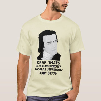 Rotzooi die morgen ingeleverd moet worden Thomas J T-shirt