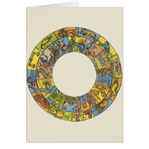 Rouage du zodiaque astrologique céleste vintage