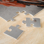 Roue arrière de vélo, puzzle (Côté)