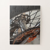 Roue arrière de vélo, puzzle (Vertical)