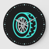 Roue Auto Neon Grande horloge (Recto)