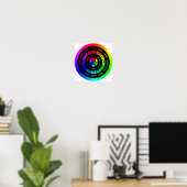 Roue chromatique RGB simple sans affiche de titre (Bureau à domicile)