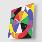 Roue couleur HAMbWG - horloge murale (Angle)