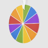 Roue couleur / Rayons ornement personnalisé (devant)