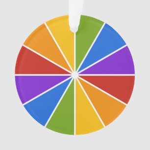 Roue couleur / Rayons ornement personnalisé