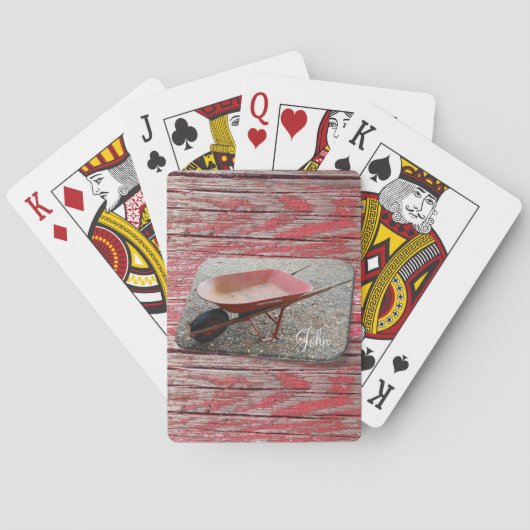 Roue de barquette de jeu de cartes (dos)