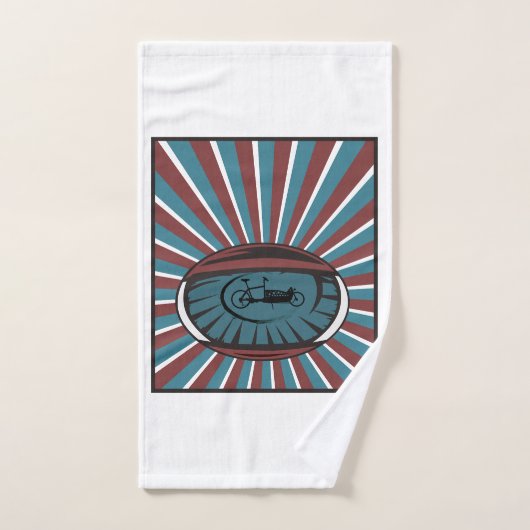 Roue de charge dans l'oeil avec des rayons (Serviette à main)