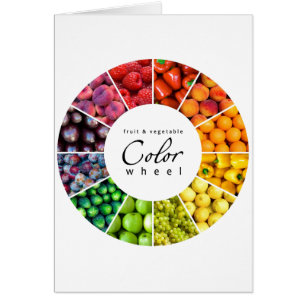 Roue de couleur de fruits et légumes (12 couleurs)