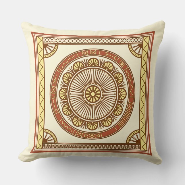 Roue de Devenir Coussin : Ancien Solaire Slave (Recto)