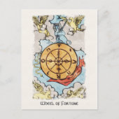 Roue De Fortune Majeure Arcana Tarot Carte Peintur (Devant)