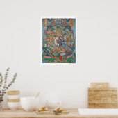 Roue de la Vie Affiche de Mandala (Cuisine)