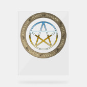 Roue de l'année avec Pentacle métallique (Recto)