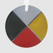 Roue de médecine Acrylique Cercle Ornement (dos)