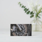 Roue de moto de carte de visite professionnelle de (Debout devant)