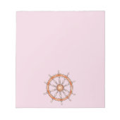 Roue de navire nautique 2 bloc-notes (Devant)